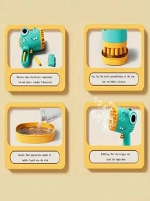 颜色随机 1 套 40 孔泡泡枪电动自动肥皂火箭泡泡机儿童便携式户外婚礼派对玩具儿童生日礼物（不含泡泡液和电池）