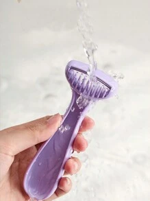 آلة حلاقة يدوية لإزالة شعر الإبطين والذراعين والساقين، مناسبة للنساء والرجال، مُزوّدة بشبكة واقية، مُشذّب محدب، مُزجِّج الجسم بالكامل، متراصة وقابلة للنقل