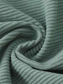 Baby Boy Letter Graphic Button Straps Bodysuit - Green - View 6