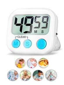 Digital Sound Alarm Timer Stopwatch Kitchen Timer - 白色 - 查看 8