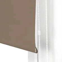 Ecommerc3 Tamanho cego translúcido feito-à-medida 145x250 - tamanho fácil 142x245 da tela da cortina de rolo da instalação - Castanho - Ver 5