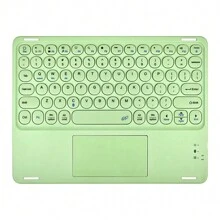 Bàn phím không dây Bluetooth Aigo T100, Bàn phím cảm ứng có thể sạc lại, Phù hợp với Android, IOS, Windows, Mini, Mức độ hấp dẫn cao, Bàn phím bền bỉ Tương thích với máy tính xách tay và máy tính văn phòng - màu xanh lá - Xem 11