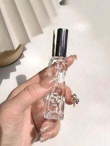 1/2/4 件 13 毫升铝制喷雾瓶，菱形图案，玻璃瓶身，可再填充香水容器 - 彩色 - 查看 9