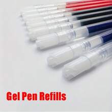 10 Pack Ink Neutral Pen Refills 99mm Blue Black Red Replaceable G2 Ballpoint Pen Refills 0.5mm School Writing Office Stationery - Sets - View 9
