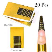 ערכת לק ג'ל הארכת ציפורניים 5 יחידות 4 צבעים גליטר סט לק ג'ל להארכת ציפורניים מהירה עם 20 יחידות צורת ציפורניים, 7 מ"ל ג'ל להארכת ציפורניים Construct Hard Gel חצי קבוע אקריליק Apres Extend ג'ל קיץ ציפורניים UV בנייה ג'ל להארכת ציפורניים להשרות ציוד מניקור ערכת ציפורניים UV ג'ל לכה עיצוב אמנותי לסלון ביתי מתנה לנשים - ריבוי צבעים - ראה 11