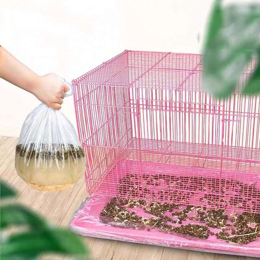 Pet Rabbit Cage Bottom Tray Liner Plastic Sheet For Rabbits Guinea Pigs