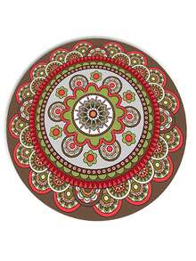 耐热茶壶垫、杯垫、餐桌垫、防烫橡胶杯垫、可爱盘子、碗垫 - 彩色 - 查看 16