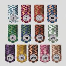 10 piezas por denominación, combinación libre de varias denominaciones, utilizado para puntuación de juegos - Multicolor - Ver 1
