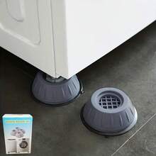4pcs/Set Quiet And Stable Laundry Room With Anti-Vibration Pads For Washing Machine And Dryer - Protects Floors And Reduces Noise - Multicolor - View 3