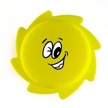 Disco Voador Aspergidor de Água de Silicone, Brinquedo de Água de Praia Disco Voador, Silicone Reutilizável de Absorção Rápida - Multicolorido - Visão 16