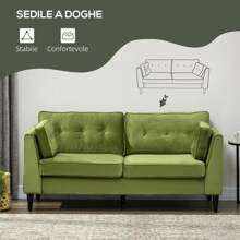 HOMCOM Sofas & Couches - Green - View 8