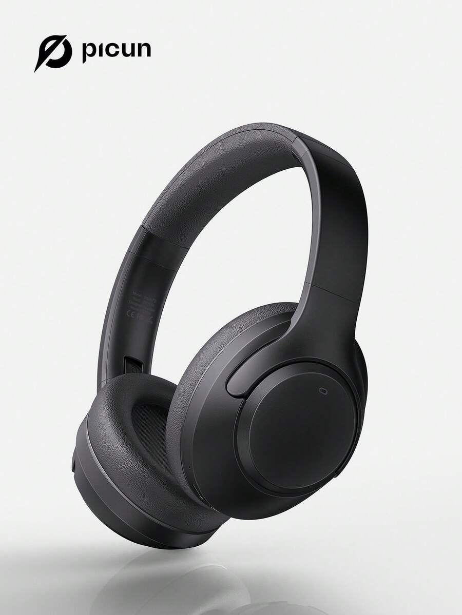 Picun F2 Hybrid Active Noise Cancelling Headphones, 50H Playing Time Hi