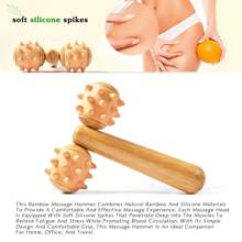 1pc Dual Head Muscle Roller Massage Stick With Silicone Spiked Wheels - Deep Tissue Massage Roller For Back, Neck, And Body Relaxation - Multicolor - View 6