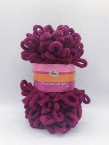 1 件 8 米柔软蓬松线圈纱线，100 克，适合 DIY 手工编织玩偶、包包、毛衣、毯子等。 - 彩色 - 查看 36