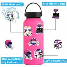 60 张 LGBTQ 贴纸乙烯基美学防水同性恋贴纸剪贴簿、日记、笔记本电脑、保险杠、滑板、水瓶、电脑、手机、卡通、安全帽、汽车贴纸和贴花 - 彩色 - 查看 7