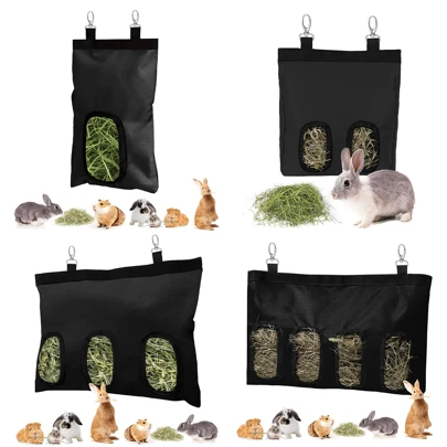 600D Oxfordtyg Hängande Kaninhömatare, Lämplig För Kaniner Och Andra Smådjur