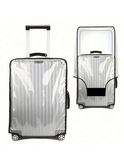 20/24/28/30 英寸行李箱套袋，PVC 透明塑料行李箱套保护套，旅行行李套保护套行李箱保护套，适合假期旅行必需品旅行配件包，适合学校学校配件学校用品