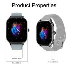 Latest Sports Watch Smart Watch H9 MAX Men's Sports Watch 2.01` HD Touch Screen Receiver/NFC Function/Blood Stopwatch Calculator For Android IOS - 黑色 - 查看 9