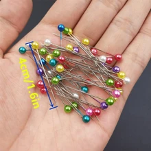 100/200/500pcs/Box Pearlescent Colored Positioning Pins, DIY Handcraft Fix Pins, Sewing Accessories