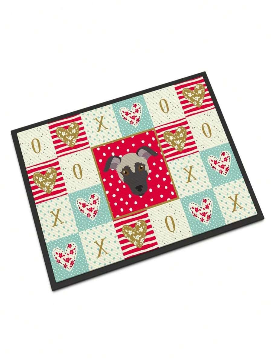 18 X 27 In. Argentine Pila Dog Love Indoor Or Outdoor Mat - Multicolor - View 1