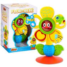 Brinquedo Didático Flor Do Bebê Musical Com Luz e Som Educativo - Zoop Toys - Amarelo - Visão 1