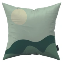 Cushion Cover Kit 4 Pieces Delicate Modern Prints 42cmx42cm Premium - 墨綠色 - 查看 5