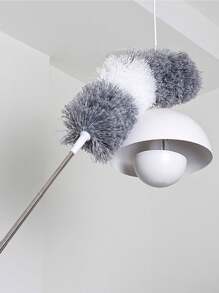 1 件，超细纤维掸子，可伸缩鸡毛掸子（不锈钢）25 至 56 英寸，可重复使用可弯曲掸子，可洗掸子，用于清洁吊扇、高天花板、百叶窗、家具、汽车 - 彩色 - 查看 4