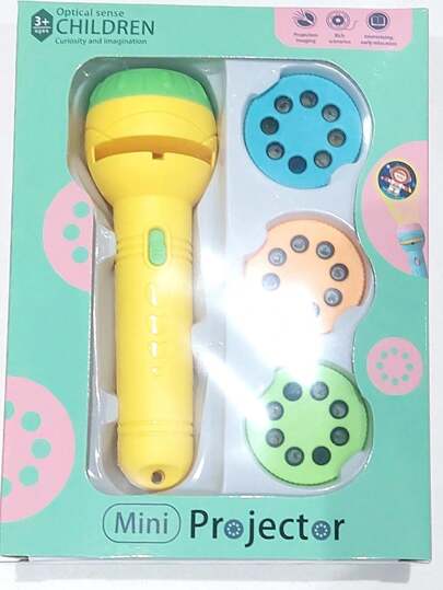 Lanterna Projeção Infantil imagens Divertidas  Brinquedo Crianças