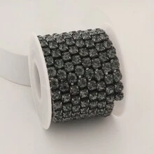 1 卷 250 厘米/8.2 英尺 5 毫米 24 颗超闪亮水钻链，适用于鞋子装饰、服装、派对装饰、家居装饰和各种 DIY - 彩色 - 查看 17