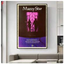 1 件乐队音乐专辑海报美学性感女孩画无框海报俱乐部酒吧复古海报墙壁艺术画客厅办公室卧室书房防水印刷艺术品 - （无框架） - 玫紅色 - 查看 10