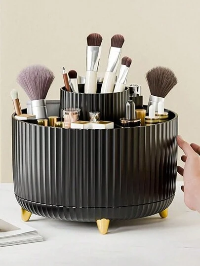 1个360°旋转化妆刷收纳架，化妆品收纳柜，彩妆护肤品收纳，礼盒包装，适用于梳妆台、桌面、浴室包、房间装饰，化妆包，化妆包，梳妆台，化妆包，收纳架，收纳，旅行必备，化妆品收纳架，化妆包，化妆品收纳架，收纳架，洗漱包，桌面收纳架，化妆包，化妆收纳袋，化妆品整理架，梳妆台配件，化妆包，化妆包，珠宝盒，化妆刷架，刷架，香水收纳架，化妆包，女士礼物，圣诞礼物，女士礼物创意
