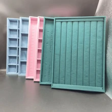 1pc 35*24cm Jewelry Tray, Earring Necklace Bracelet Display Stand, Ring Organizer Box