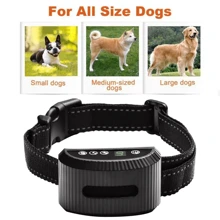 Rechargeable Electric Pet Bark Training Collar Waterproof Anti Bark Dog Collar - Black - View 4