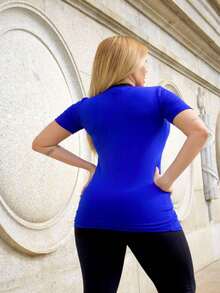 3-Piece Kit, Pants-Skirt, Top, Shirt With UV 50, Different Colors - 藍色 - 查看 5