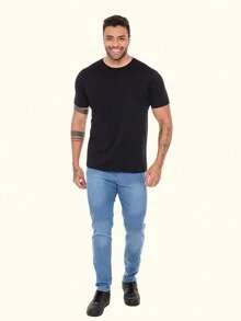 Men Shirts - Đen-Trắng-Xanh hải quân - Xem 4