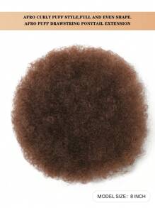 Afro lockige Haarbuns Hochsteckfrisur Chignon Haarverlängerung mit Zugband Pferdeschwanz für Frauen, kurze afrikanische gedrehte lockige Haarbun Pferdeschwanz Verlängerung, synthetisches Haarteil, afrikanischer Pferdeschwanz für natürliches Haar, für Weihnachten, Neujahr, Karneval, Musikfestival