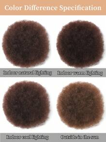 Afro lockige Haarbuns Hochsteckfrisur Chignon Haarverlängerung mit Zugband Pferdeschwanz für Frauen, kurze afrikanische gedrehte lockige Haarbun Pferdeschwanz Verlängerung, synthetisches Haarteil, afrikanischer Pferdeschwanz für natürliches Haar, für Weihnachten, Neujahr, Karneval, Musikfestival