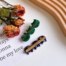 مشابك شعر بلاستيكية ثلاثية اللون من الأسيتات بتصميم قطة وتمساح، مشابك شعر مخالب، اكسسوارات شعر، أدوات مدرسية