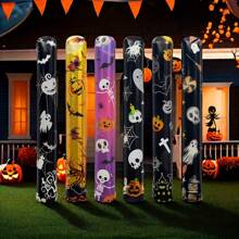 Set de 6 globos de Halloween - Diseño de dibujos animados lindo y elegante, de aluminio, excelente para decoraciones de fiesta y regalos, de 21,7 pulgadas de largo, Navidad - globo - Ver 10