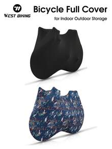 1pc WEST BIKING Bicycle Full Cover Dustproof Protector For Mountain/Road Bikes - Multicolor - View 1