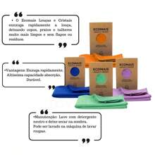 Ecomais Akora Dishes And Crystals - Dry Dishes Without Leaving Lint - 藍色 - 查看 4