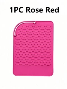 1/2pcs Hot Styling Tool Mat, Universal Size Hair Straightener And Curling Iron Heat-Resistant Mat For Storage And Travel, Hot Styling Tool Mat, Heat Resistant Silicone Hair Styling Mat Storage Heat Insulation Pad For Hair Straighteners, Flat Irons, And Curling Irons, Protect Your Hair Styling Tools With This Non-Slip Silicone Heat Insulation Pad For Restaurant Hotel Commercial - Grey - View 14