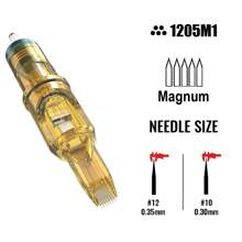 YILONG 10PCS Tattoo Needle Yellow Dragonfly1 Individually Packaged Professional Grade Sterilized Tattoo Ink Cartridge Needle Eyebrow Tattoo Needles - Yellow - View 24