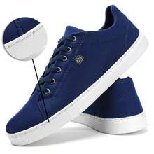 Men's Sport Thin Shoes Lightweight And Comfortable Tennis Shoes + Resistant Slippers And Sophisticated Wallet - Màu xanh lam - Xem 7