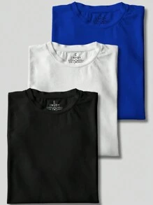Men Shirts - Đen-Trắng-Xanh hải quân - Xem 1