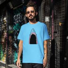 Men T-Shirts - Màu xanh nhạt - Xem 1