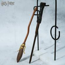 WB Harry Potter Officially Licensed Magic Wand Ball Point Pen Officially Authorized By Warner Bros Magic Novelty Pen Wand Measures 10.5 Inches In Length Universal Studios Gift Halloween Decoration - Black - View 2