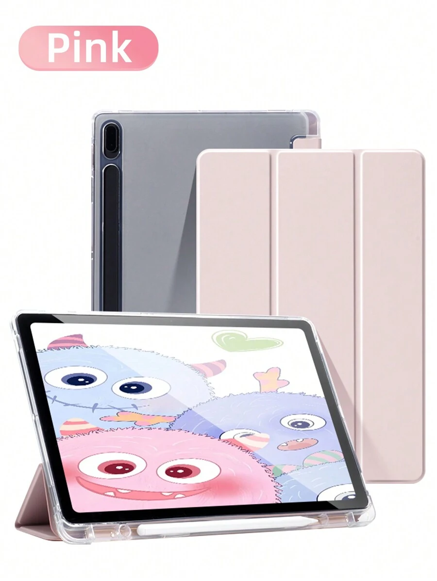 LOVE MEI Astuccio In Silicone Per Penna S Pen - Compatibile Con Galaxy Tab S7/S8/S7+/S8+ - Design Retrò Matita, Viola, Protezione Antigraffio - 5
