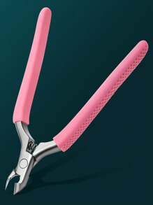 1pc Professional Stainless Steel Cuticle Nipper, Cuticle Remover Tool For Nail And Toe Nail, Nail Manicure Tool For Silicone Callus Trimmer, Nail Edge, Hang Nail Cutter, Ingrown Toenail Nipper, Nail Salon Use, Black/Blue/Pink - Multicolor - View 9