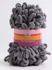 1 件 8 米柔软蓬松线圈纱线，100 克，适合 DIY 手工编织玩偶、包包、毛衣、毯子等。 - 彩色 - 查看 38